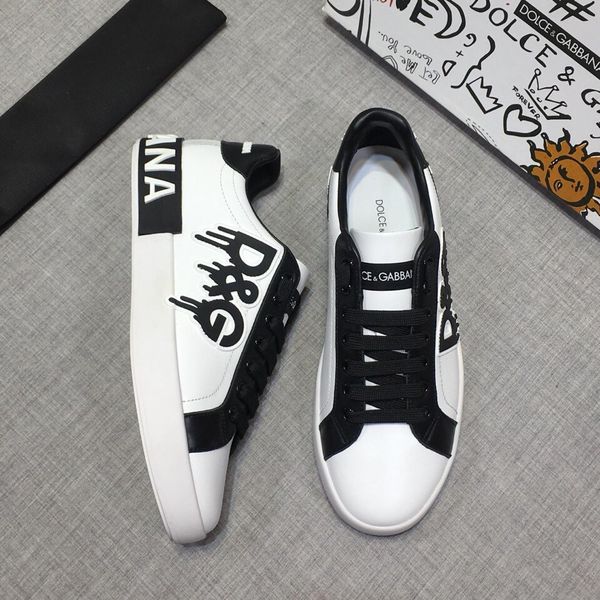 

new style luxury high-end men's casual sports shoes fashion design brand platform men's shoes simple vintage pattern size: 38-44 j, Black