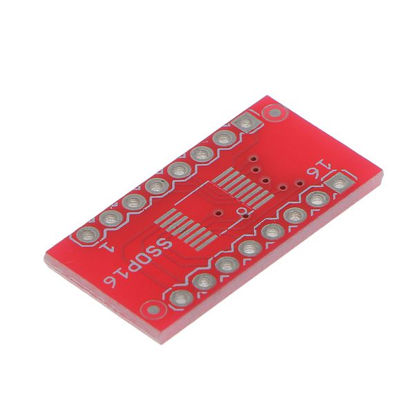

ic ssop16 to dip 0.65mm 0.025" adapter pcb board converter