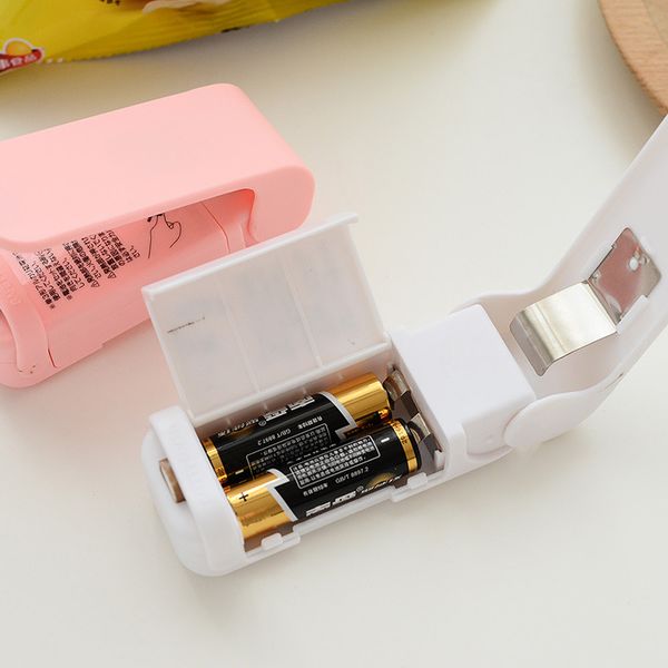 

1pc portable mini heat sealing machine sealer household plastic snacks bag clip kitchen storage seal package mini gadgets