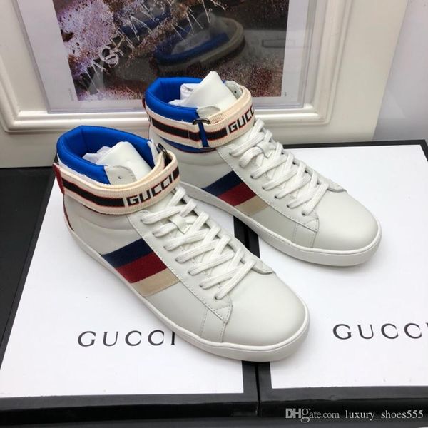 

2020 latest white leather casual shoes men's casual shoes fashion trend comfortable shoe size 38-44 type 39745400580b