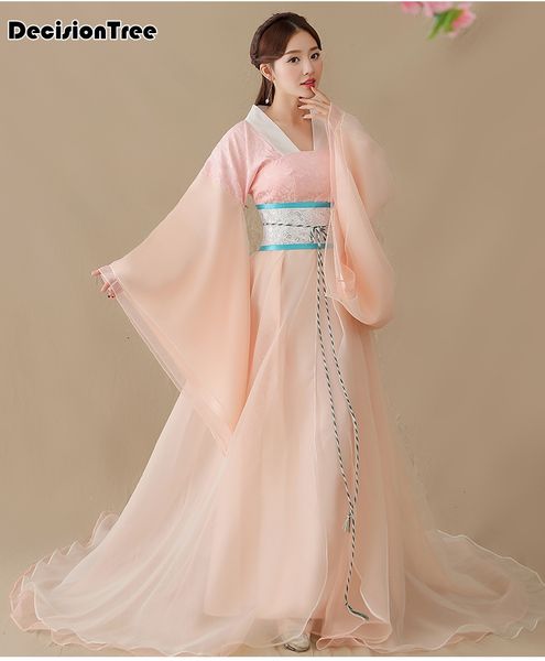 

2019 chinese traditional dynasty ancient costume women hanfu dress chinese fairy dresses dance costume long tv hanfu clothing, Black;red