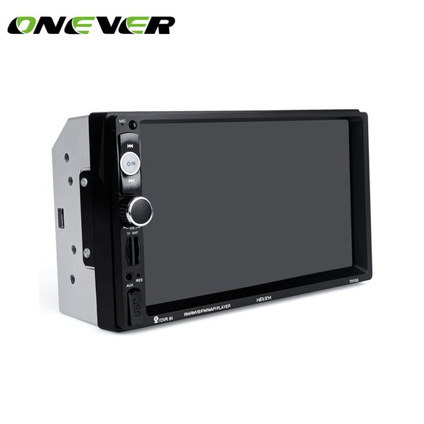 

7" tft hd touch screen bluetooth car mp5 player 12v car audio video fm usb sd mmc aux in support rearview camera gps navigation