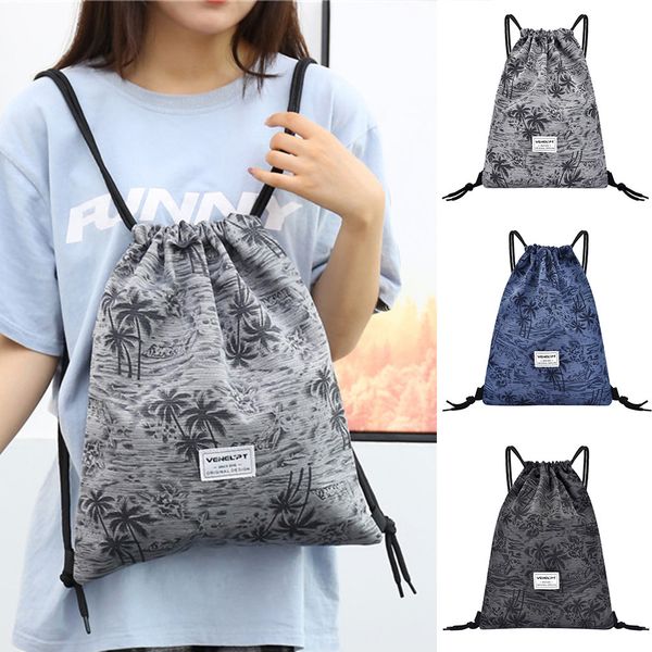 

casual bundle rope sport backpack school bags solid vintage string lovely design travel beach bag leisure travel rucksack