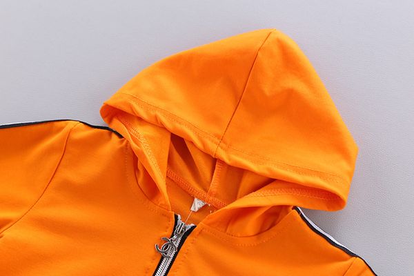 

children's clothing autumn korean version of the round neck long-sleeved children's sports simple casual new boys two, White