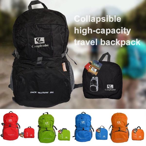 

men nylon travel backpack large capacity camping casual backpack 15-inch lapwomen outdoor hiking bag
