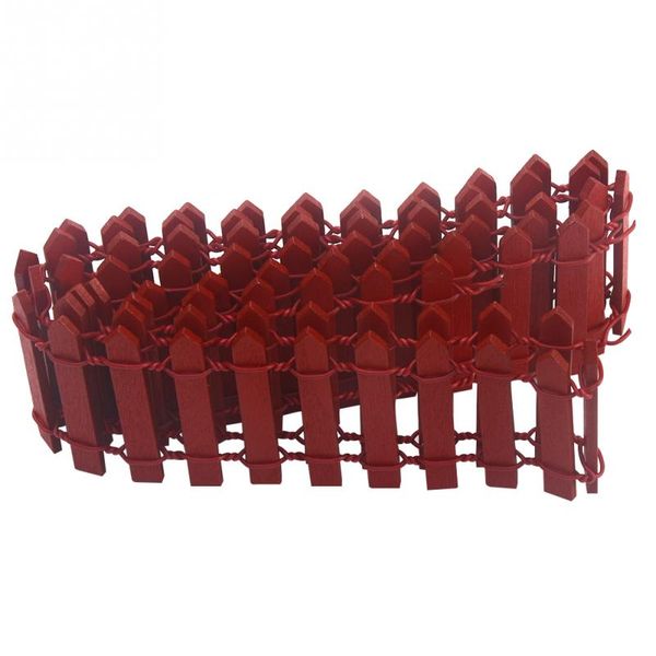 

100*5cm/100*3cm miniature small wood fencing diy fairy garden micro dollhouse gates decor ornament white/coffee colors