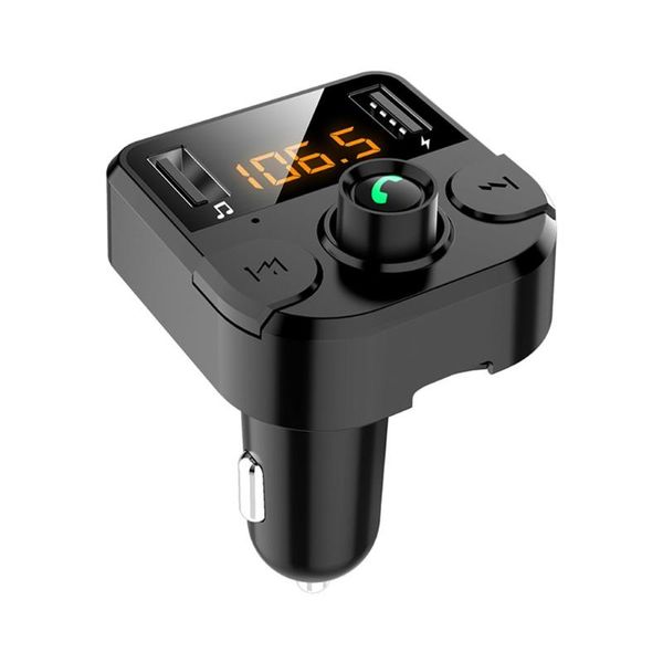 

car kit 3.1a fast usb hands usb charger fm modulator car fm transmitter lcd mp3 player wireless bluetooth receiving