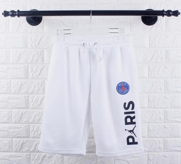 

air jordan горячие продажи новые мужские брюки париж башня вышивка письма печатные спорт и досуг aj шорты m-xxl qd бесплатная доставка, Black