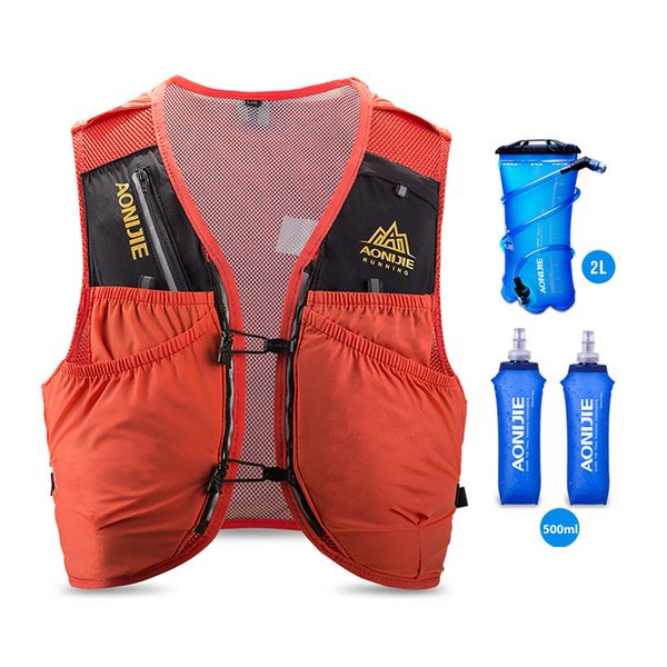 

aonijie 10l skin backpack hydration pack rucksack bag vest harness water bladder hiking camping running marathon race c942