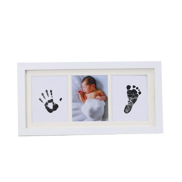 

baby handprint footprint p frame kit ink print toys birthday white baby p