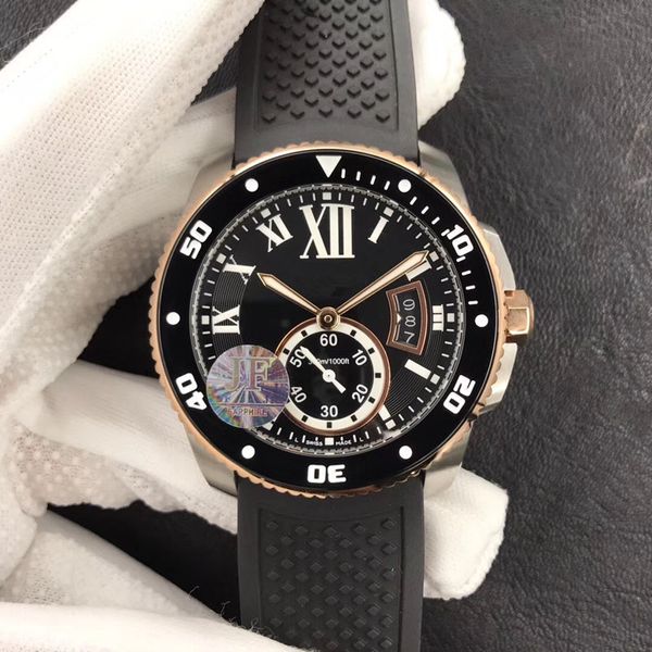 

v2 original wash movement waterproof montre de luxe luxury men watch orologio di lusso automatic watch, Slivery;brown