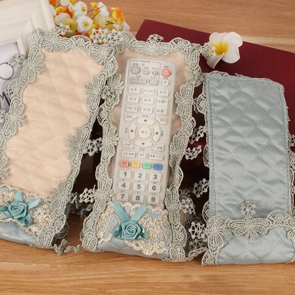 

sweet cartoon remote control cover butterfly silicone transparent tv remote control case cloth dust protector storage bag