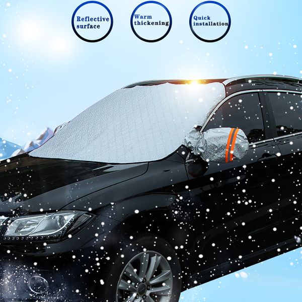 

240*120cm automobile magnetic sunshade cover car windshield snow sun shade waterproof protector cover car front windscreen
