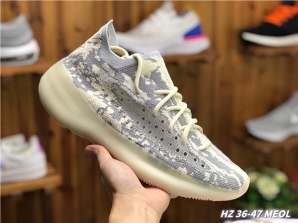

v3 kanye west designers white alien black grey running shoes breathable mens running shoes 3.0 running outdoor sports sneakers ing
