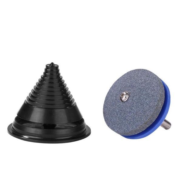 

lawn mower blade balancer blade sharpener mower cutter sharpening grinding tool corundum material plastics 130*50*50mm