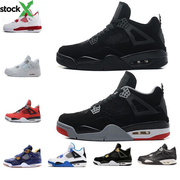 

new 4 iv drop shipping motorsport men basketball shoes 4s sports shoes mens trainers basketball sneakers shoes size 8-13, Black