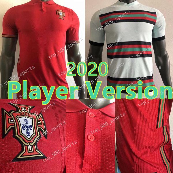 

20 21 portugal player version #7 ronaldo soccer jersey 2020 2021 home #23 joao felix shirt moutinho j.mario away football uniforms, Black;yellow