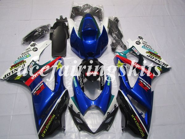 

4 gifts new abs motorcycle full fairings set fit for suzuki gsx-r1000 k7 2007 2008 07 08 bodywork set deep blue