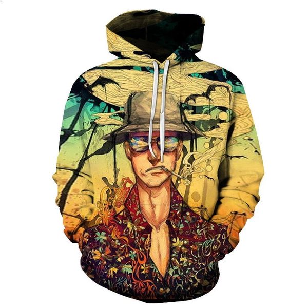 

3d hoodies pullover hoodie men women sweatshirt printed tracksuit autumn streetwear hip hop hoody plus 6xl, Black
