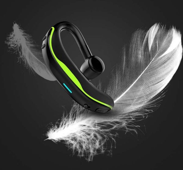 

2019 latest for iphone headphones earhook style single side headphones v4.1 business driving wireless bluetooth headphones f600