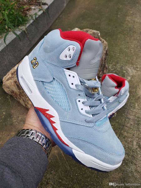 

mens designer shoes 5 5s air sneakers wholesale cement triple black metallic silver camo sup red blue suede take flight raptors shoes