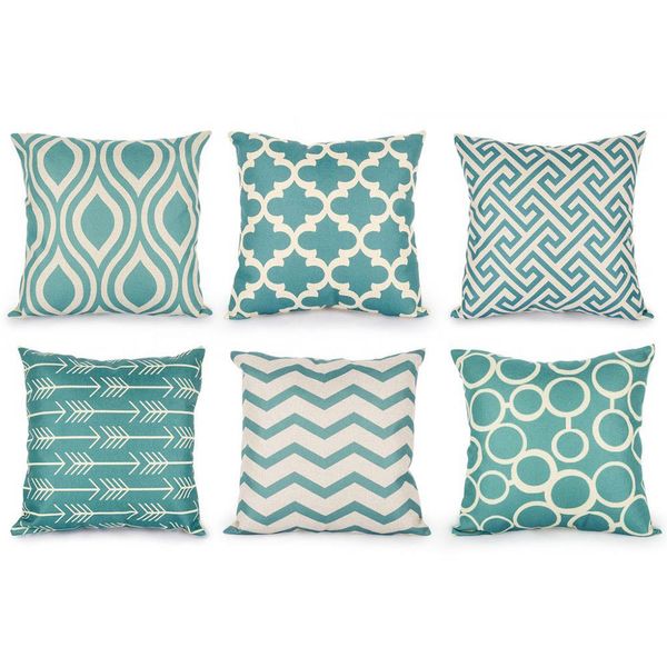 

home decorative pillowcase cotton linen sofa cushion throw pillow cover w610