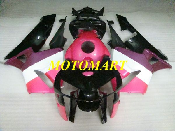 Motorrad Verkleidungsset für HONDA CBR600RR F5 05 06 CBR600 RR CBR 600RR 2005 2006 ABS Rosa schwarz Verkleidungsset + Geschenke HB25