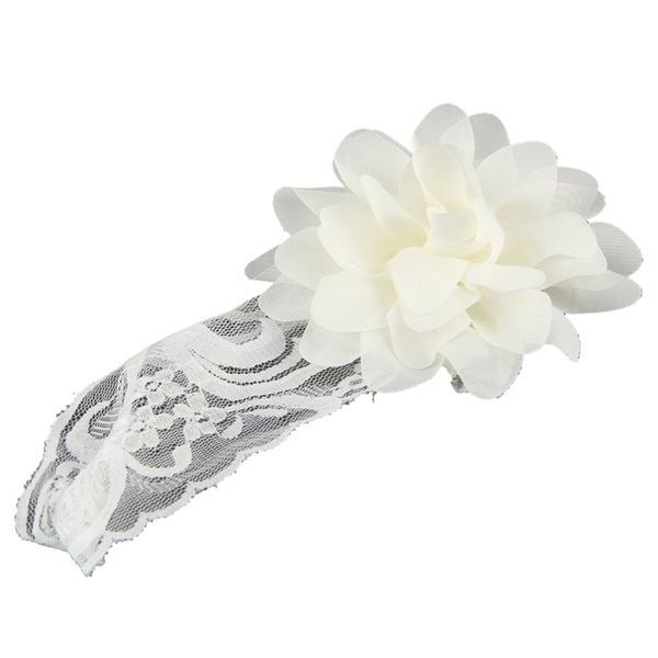 

brand new baby girl toddler lace hair band hair bow accessories white headwear