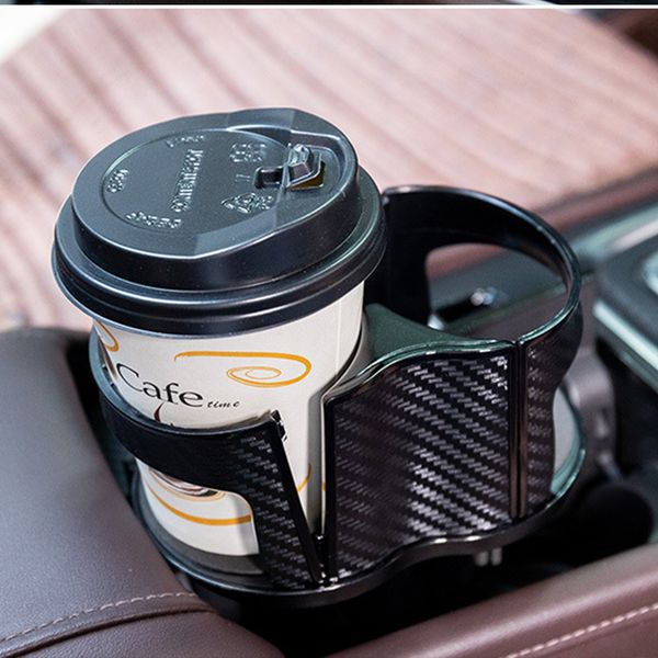 

universal car drinks holder 2 cups bottle holder stand car organizer mount adjustable beverage auto truck