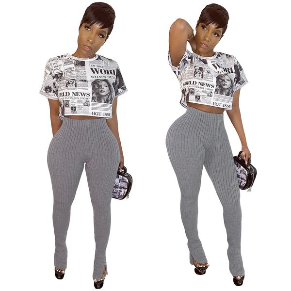 

new womens fashion solid color knitted bottom hem split design casual party long pants daily wear, Black;white