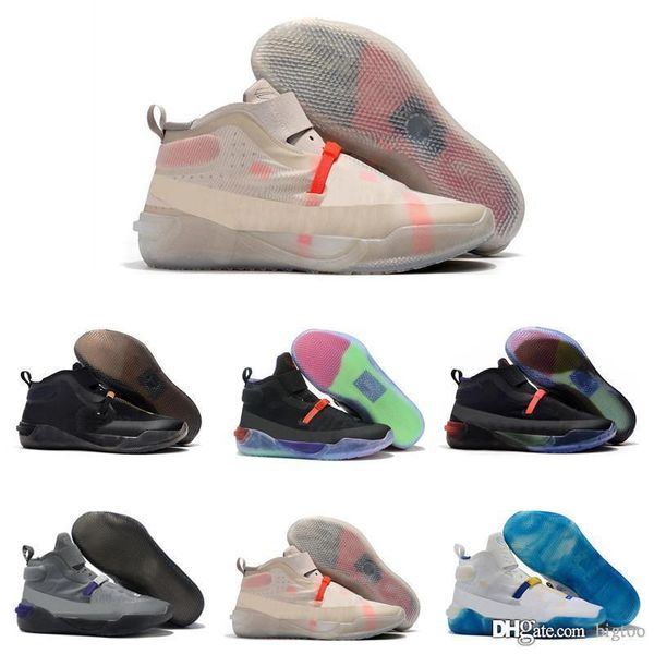 

2020 ad nxt basketball shoes off noir clear red black vast grey mamba sneakers shoes with box size 7-12, White;red