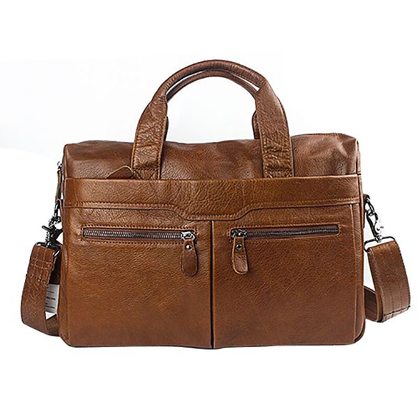 

mva handbag shoulder briefcase leather business men's bag leather shoulder bag