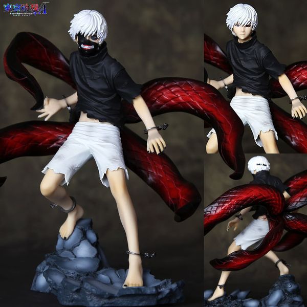 

anime tokyo ghoul 22cm kaneki ken awakened ver. pvc action figure collectible model brinquedos toy christmas gift t200704