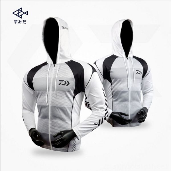 

fishing sun protection mens breathable quickdrying antiuv fishing outdoor wear athletic & outdoor apparel clothing longsleeved hooded sea cl, Blue;black