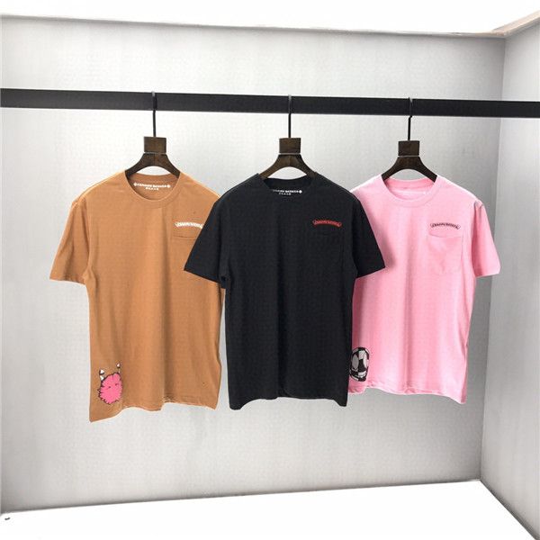 

2020ss spring and summer new high grade cotton printing short sleeve round neck panel t-shirt size: -l-xl-xxl-xxxl color: black white qq65, Gray