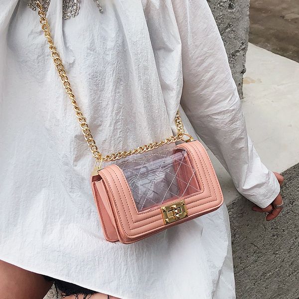 

маленькая сумка женщин весна нового способа прозрачное желе мешок плеча