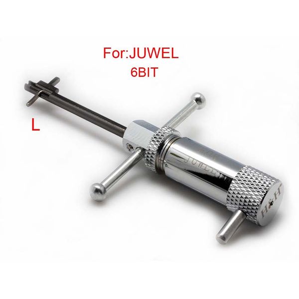 Strumento di selezione di nuova concezione (lato sinistro) per JUWEL 6BIT, strumento di selezione della serratura, strumenti del fabbro