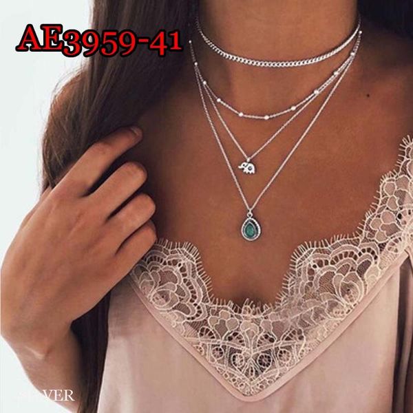 

богемия стиль малый бисера ожерелье для женщин boho короткие choker шарм boho ожерелье прохладный шеи ювелирных изделий ae3959-41, Golden;silver