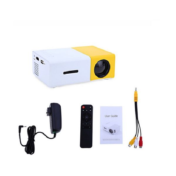 

yg300 led portable projector 400-600lm 3.5mm audio 320 x 240 pixels yg-300 hdmi usb mini projector home media player factory selling