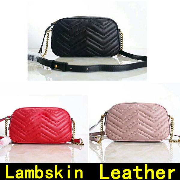 

Сумка для фотокамеры Lambskin Luxury Сумки высокого качества Дизайнерские сумки Сумка и