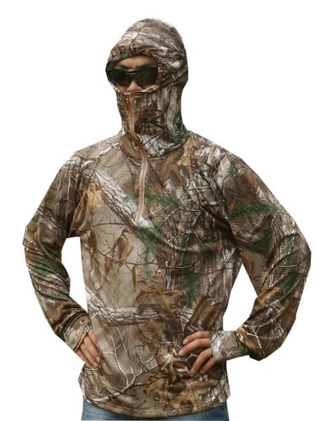 

ice silk camouflage sun protection clothing for angler fishing outdoor activities hide thin quick dry breathable bionic summer, Camo