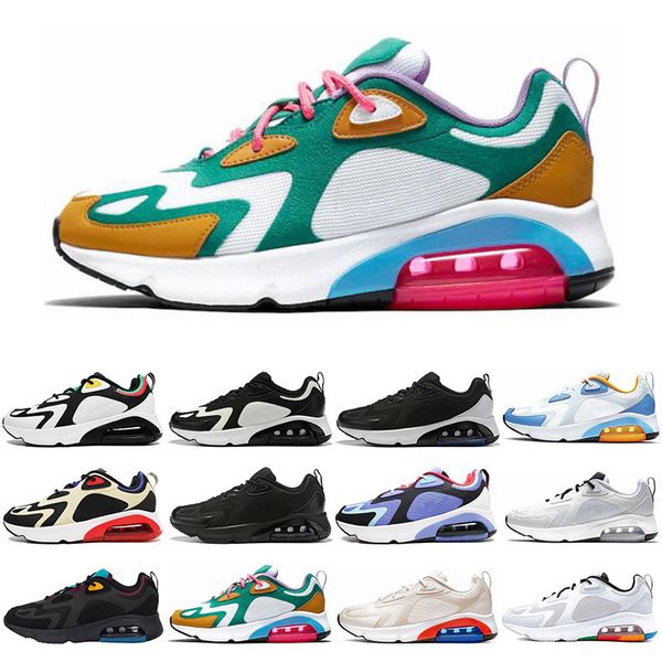 

2020 200 mens womens running shoes mystic vast grey university blue world stage white metallic silver mens trainers sneaker shoes