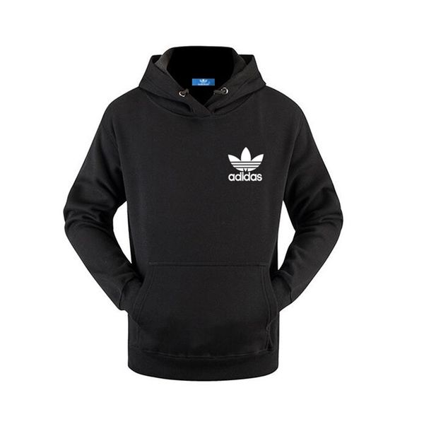 

20ss luxury/adidas women men hip hop hoodie sports brand jacket sweatshirt designers sweaters pullover north clothes s-3xl/originals, Black