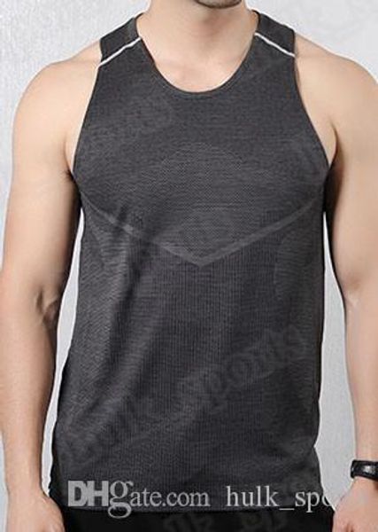 

877495 summer sleeveless sports and fitness vests men loose t shirt cotton running vest trend clothing bottom outsidse wear comfortable 50, Black;red