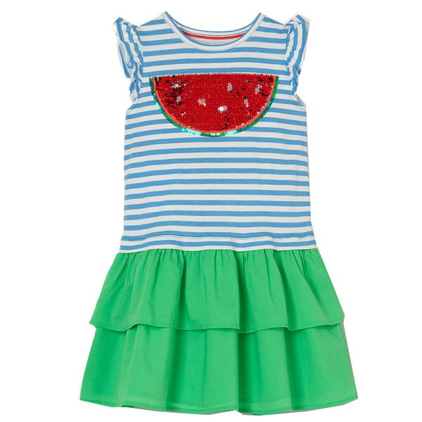 

2020 New Summer Girl Dress Toddler Clothing Children Princess Dress for Kids Clothes Baby Dresses Cotton Girls Tunic Jersey 2-7Y