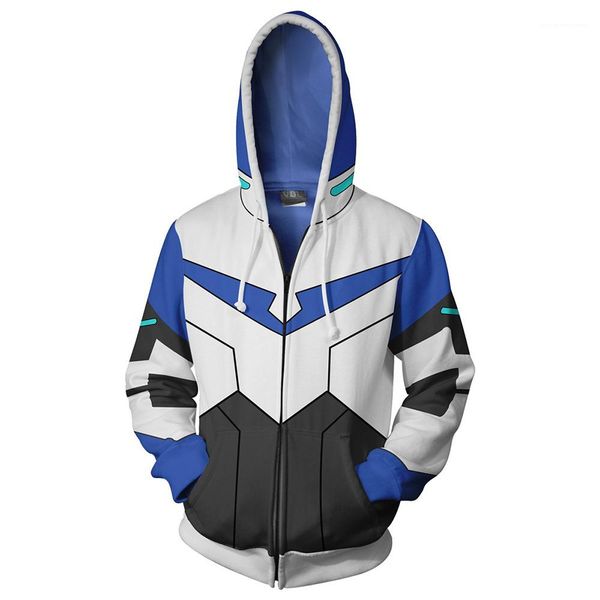 

cosplay pullovers voltron 3d printed hoodies men teenager clothing hooded sweatshirts, Black