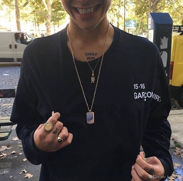 

15fw коробка логотип x-дес-тройник скейтборд улица мужчины футболка мода коротким рукавом повседневная открытый логотип отпечатано с длинным, White;black