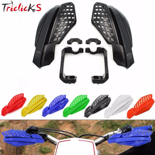 

triclick multicolor motorcycle brush bar hand guards 7/8" universal handlebar for yamaha dirt/mx bikes atv