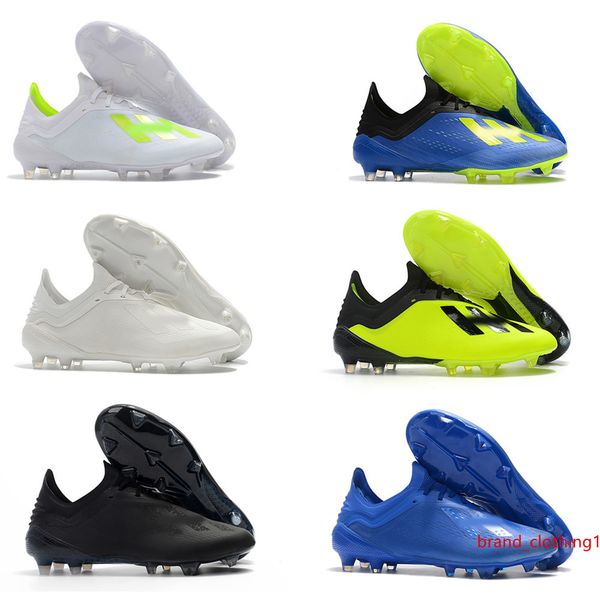 

2019 новые x 18 18,1 soccer mens fg футбола салах jesus обувь 18 х футбол boots футбол бутсы размер us6.5-11
