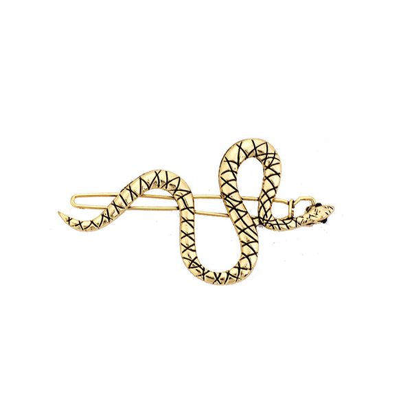 

punk simple hairpins snake animals gold metal hairpins hair clips for women wedding headpiece hairgrips hair accessories, Golden;white